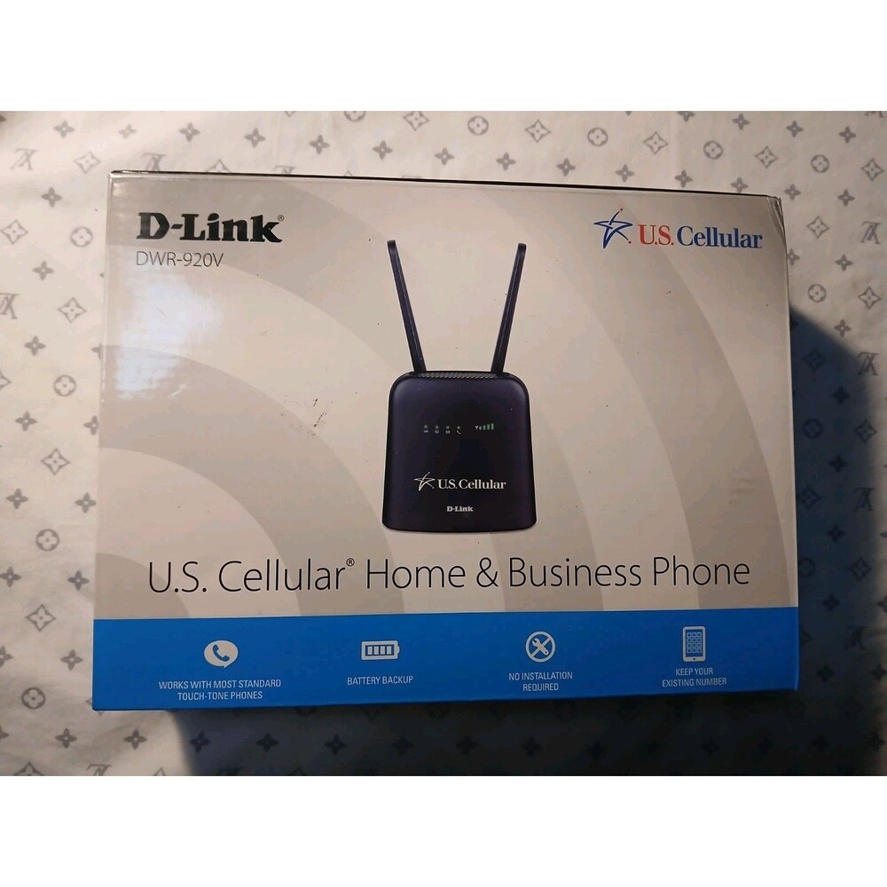 D-Link U.S. Cellular Home Phone DWR-920V -Black-Brand New